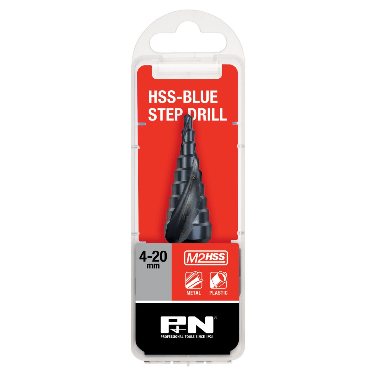P&N HSS-Blue Step Drill 4-20mm (9 Steps) (Each)