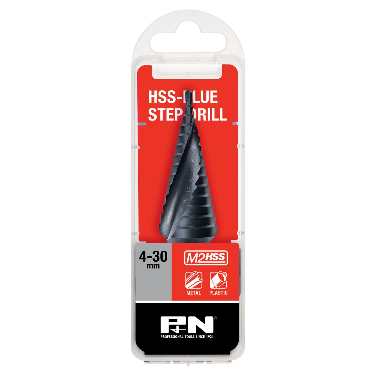 P&N HSS-Blue Step Drill 4-30mm (14 Steps) (Each)