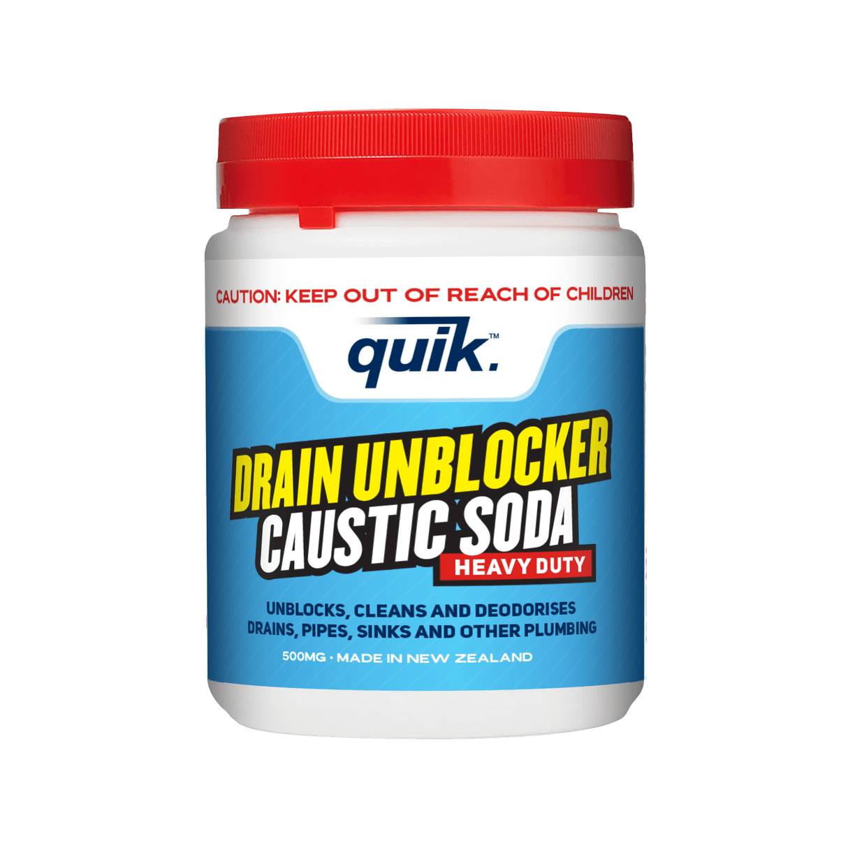 Quik Caustic Soda Drain Cleaner 500g (Each)