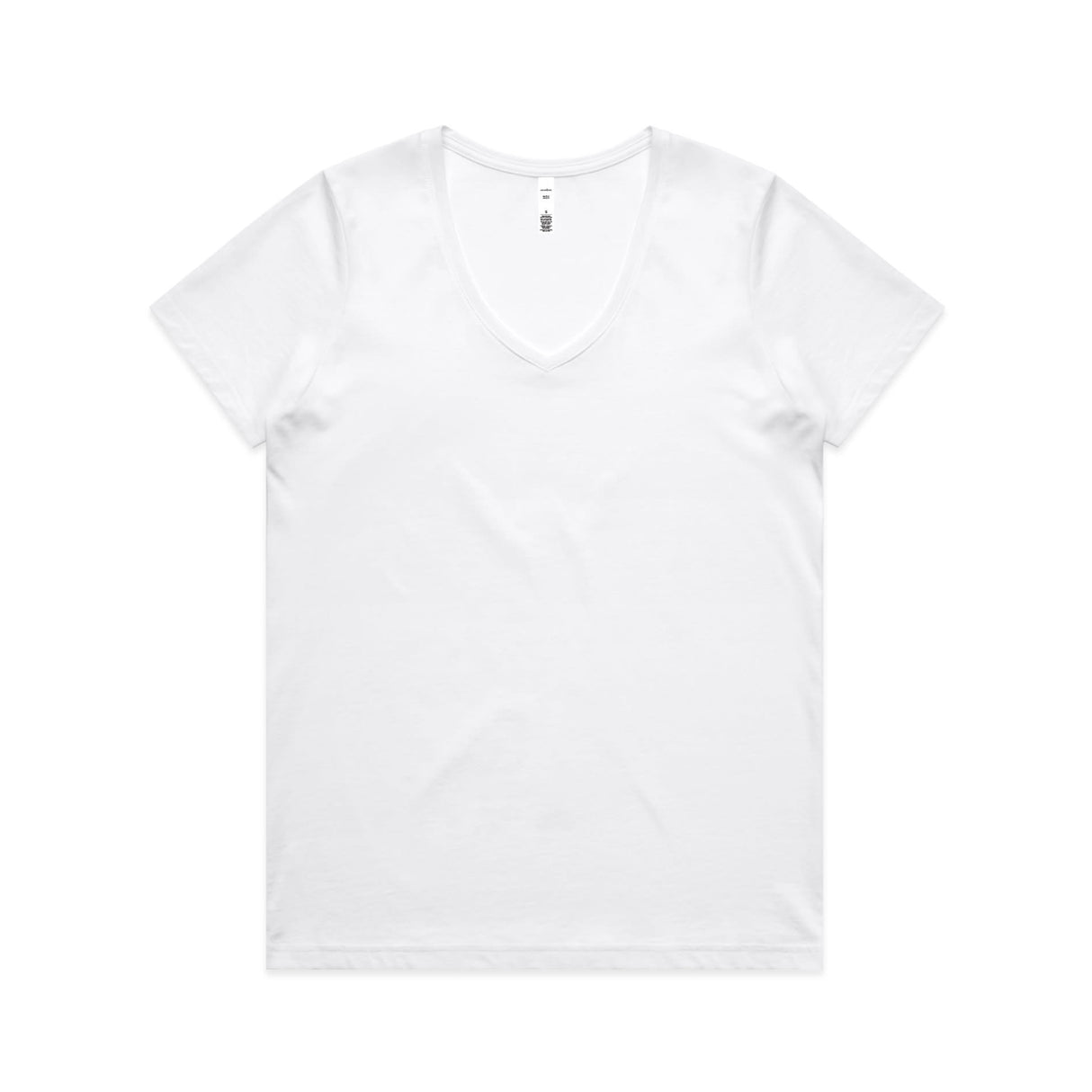 AS Colour, Women's Maple V Neck Tee 4023 - White - 2XL