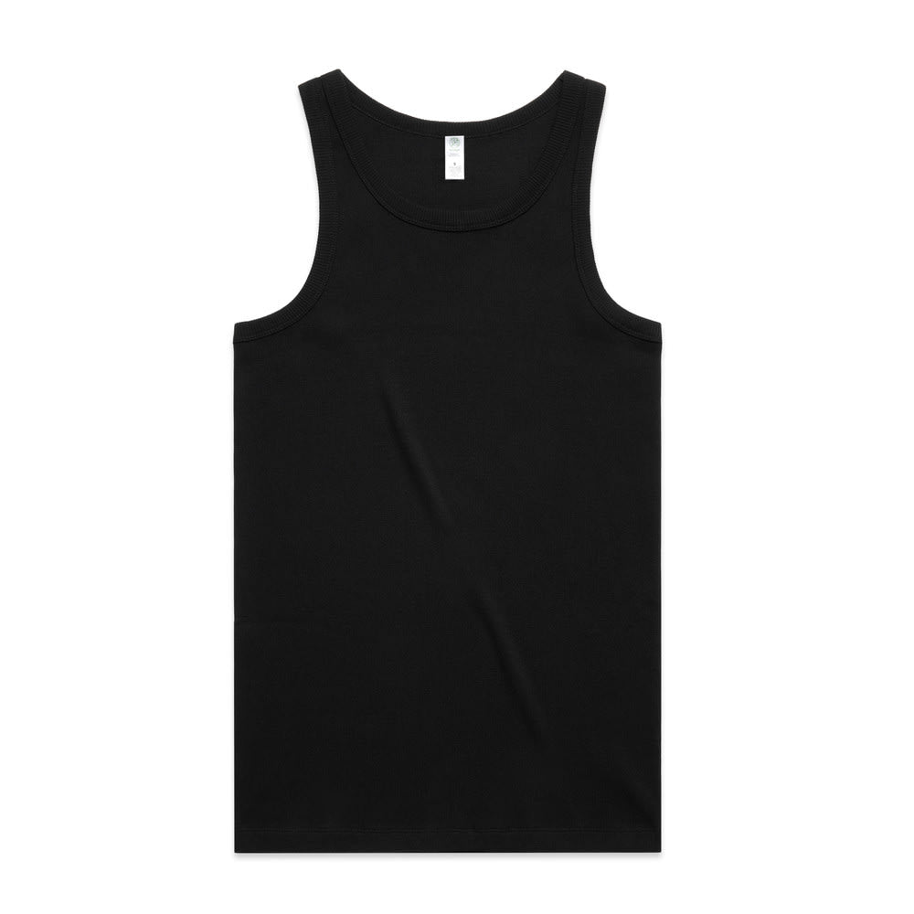 AS Colour, Organic Rib Singlet 5063G - Black - M