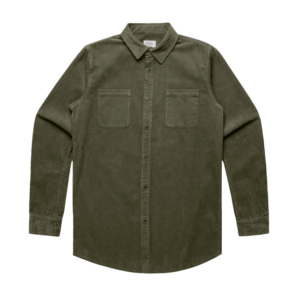 AS Colour, Cord Shirt 5419 - Army - S