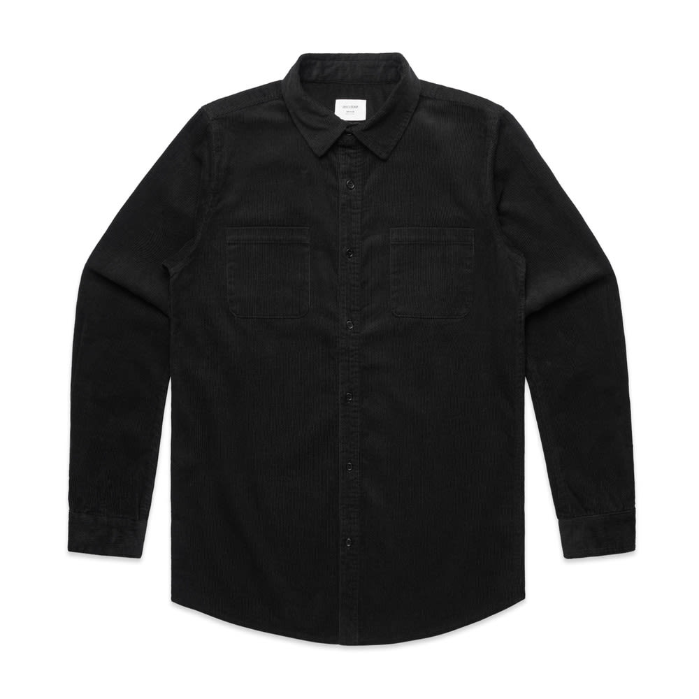AS Colour, Cord Shirt 5419 - Black - M