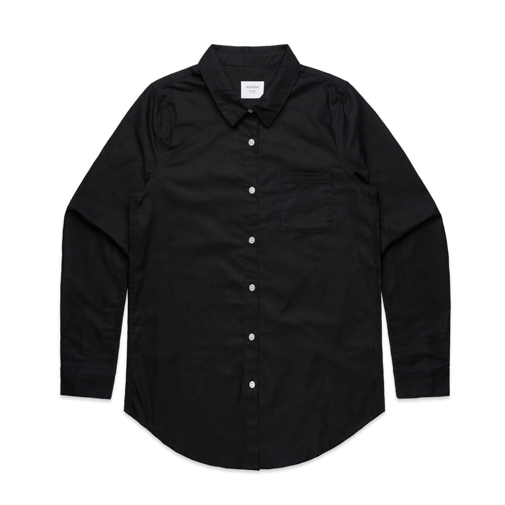 AS Colour, Women's Oxford Shirt 4401 - Black - XS