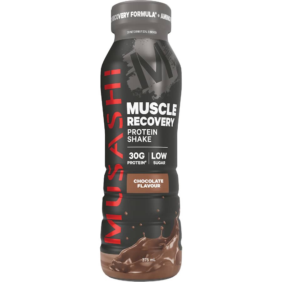 Musashi Protein Shake Muscle Recovery Chocolate 375mL