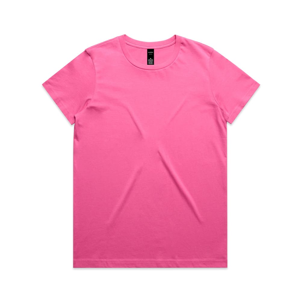 AS Colour, Women's Maple Tee 4001 - Charity Pink - M