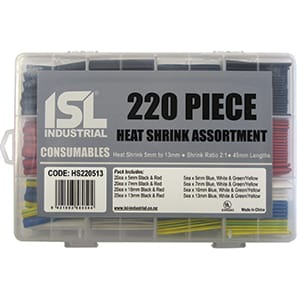 ISL Heat Shrink Assortment 5-13mmx45mm 220 Piece (Set)