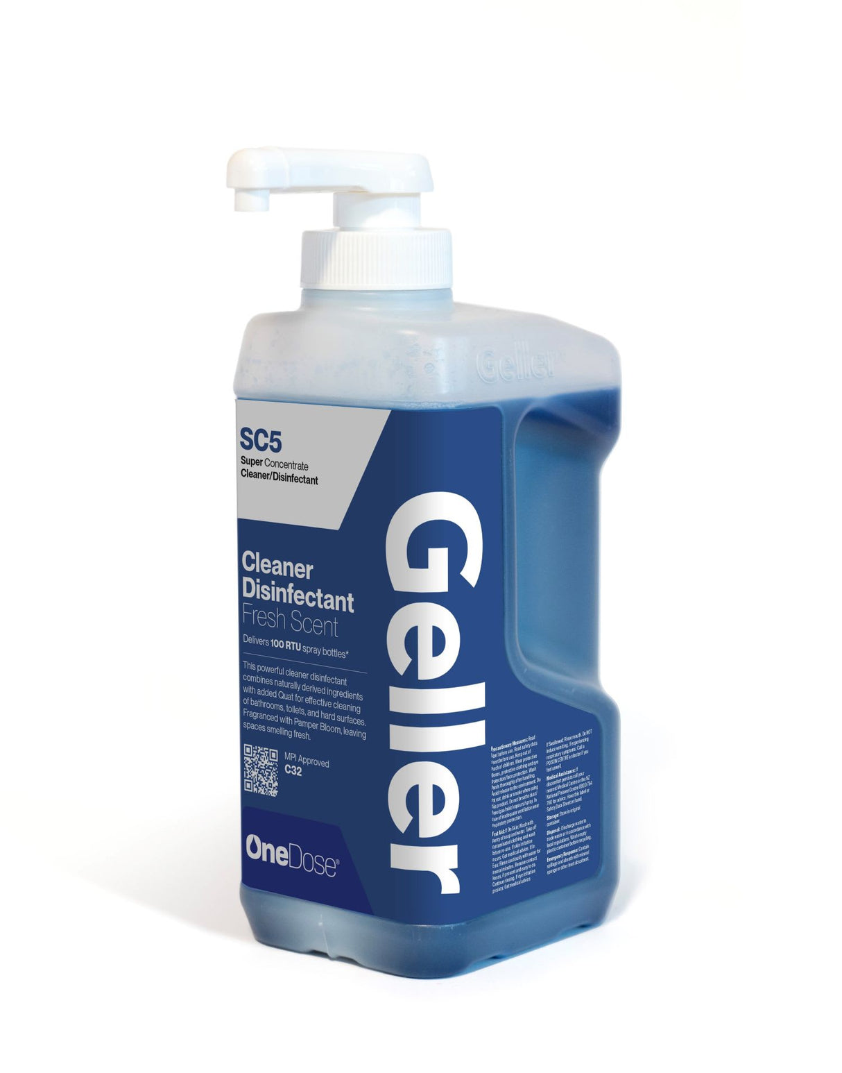 Geller OneDose SC5 Cleaner/Disinfectant 1L
