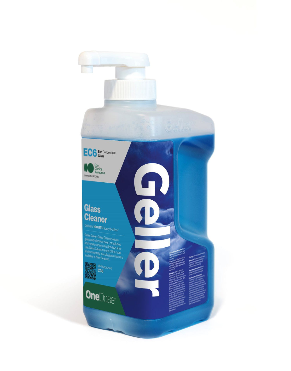 Geller OneDose EC6 Glass Cleaner 1L
