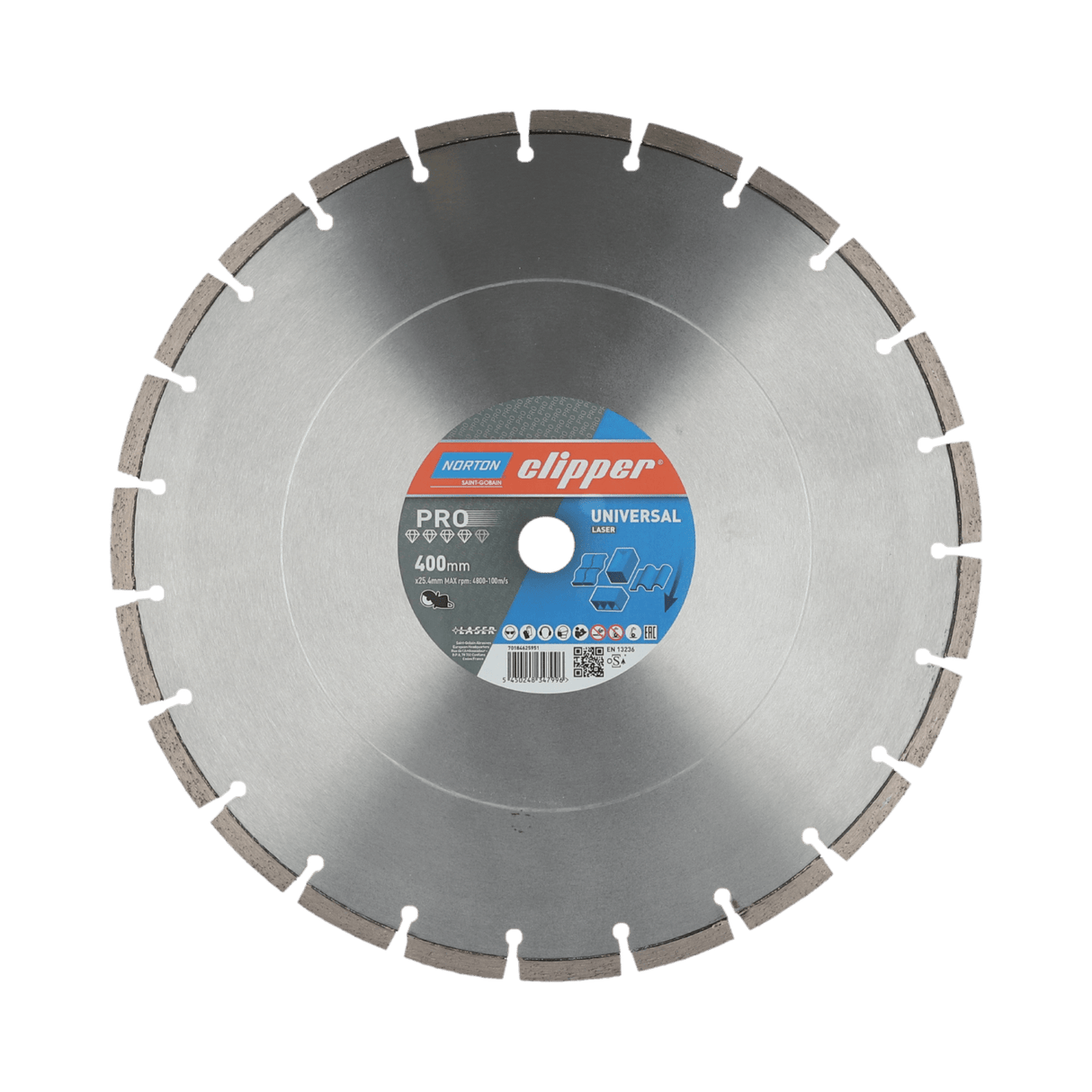 Norton Clipper Diamond Blade 1EA 400x3.2x25.4mm (Each)