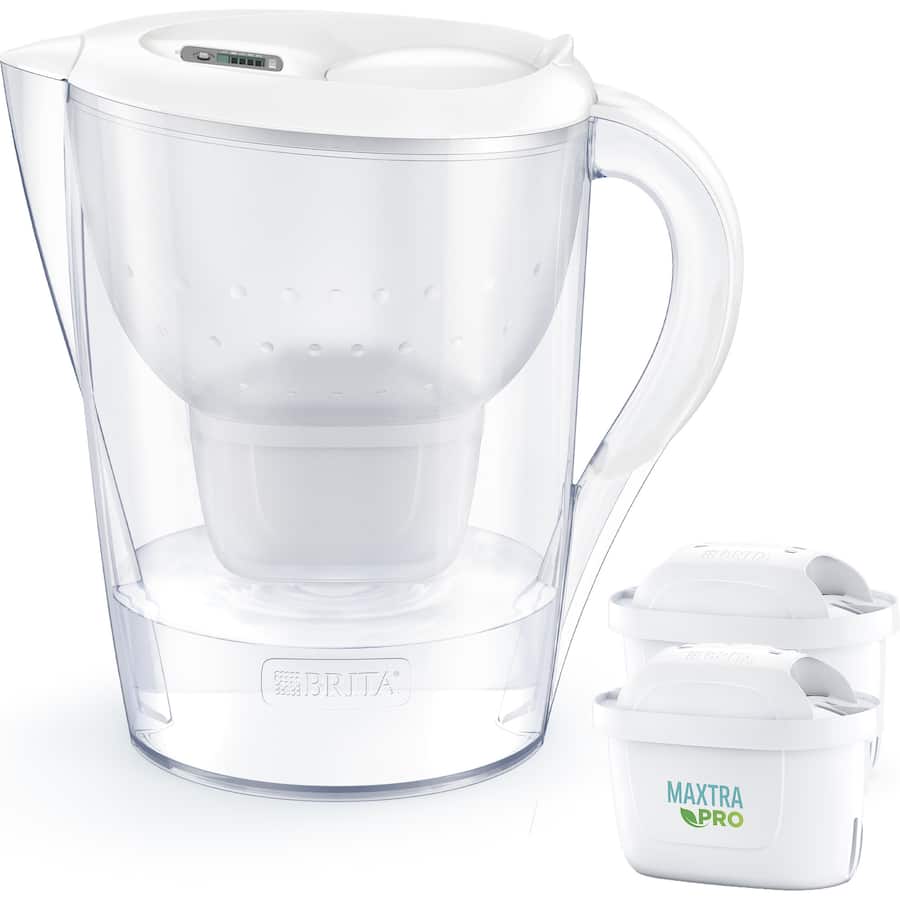 Brita Marella Water Filter Starter Pack Xl White