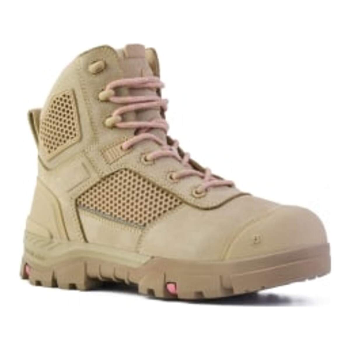 Bata Avenger Sand Women's Zip sided Safety Boot - Sand - 11