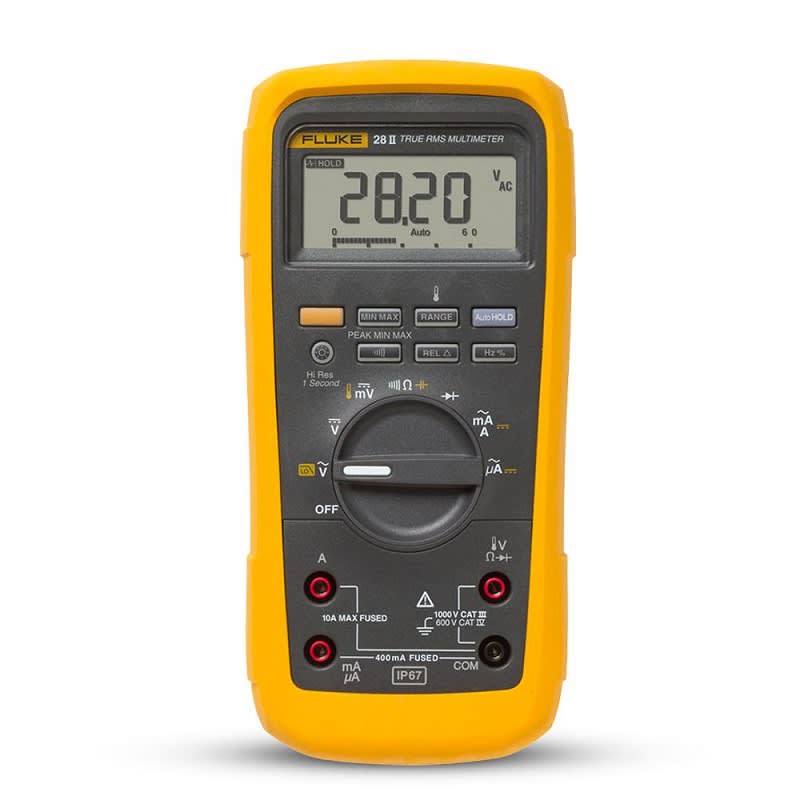 Fluke 28 II TRMS Rugged IP67 Digital Multimeter