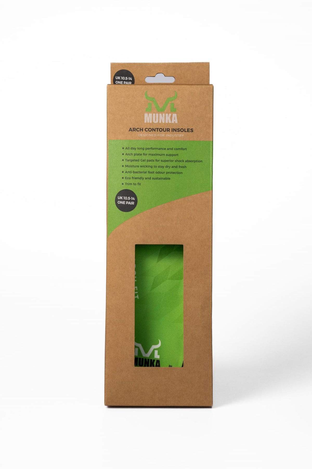 Munka Arch Contour Insole (Pair) - Green
