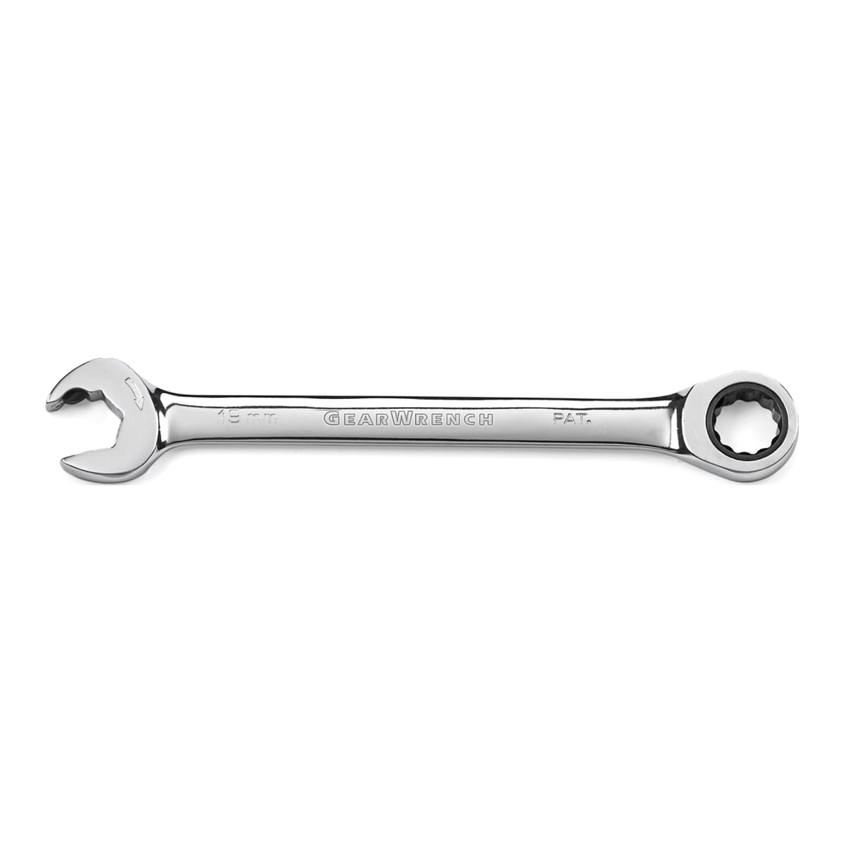 GearWrench 19mm Metric Open End Ratcheting Wrench 3 x 315 x 6mm