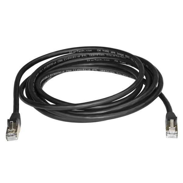 High-Speed Cat6a Ethernet Cable 3m - Shielded STP - 10Gbps, Black - Reliable Networking