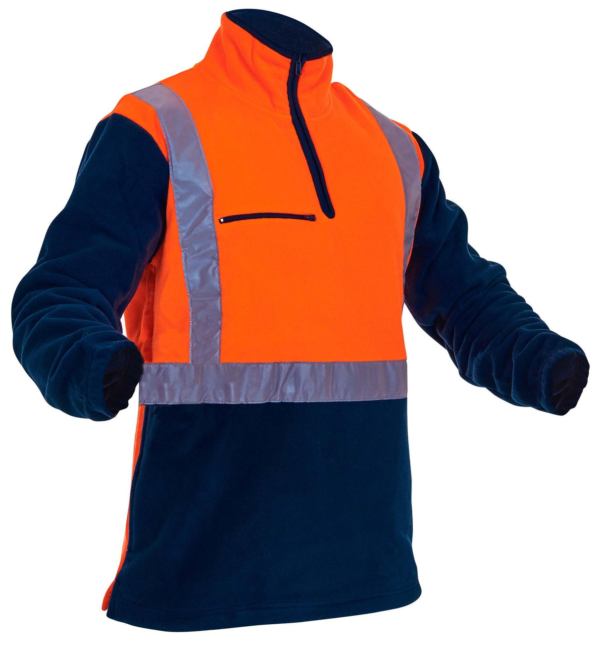 Esko Day Night 1/2 Zip Polar Fleece, PCF1012 - Yellow/Navy