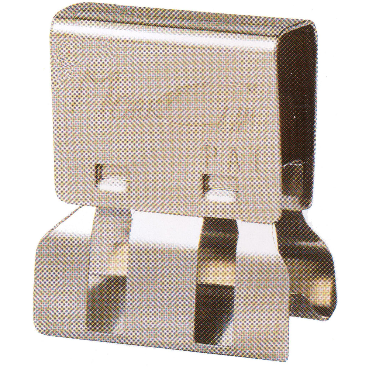 Compact silver clip for organizing up to 30 sheets, perfect for stylish document management.