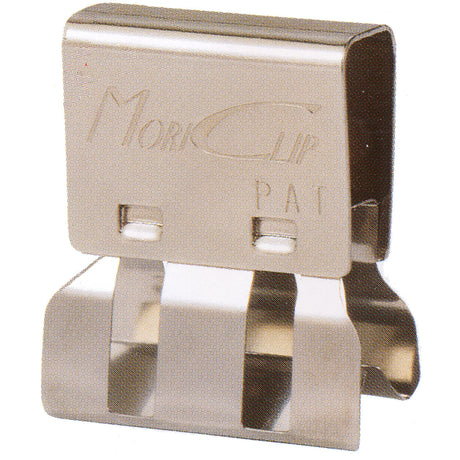 Compact silver clip for organizing up to 30 sheets, perfect for stylish document management.