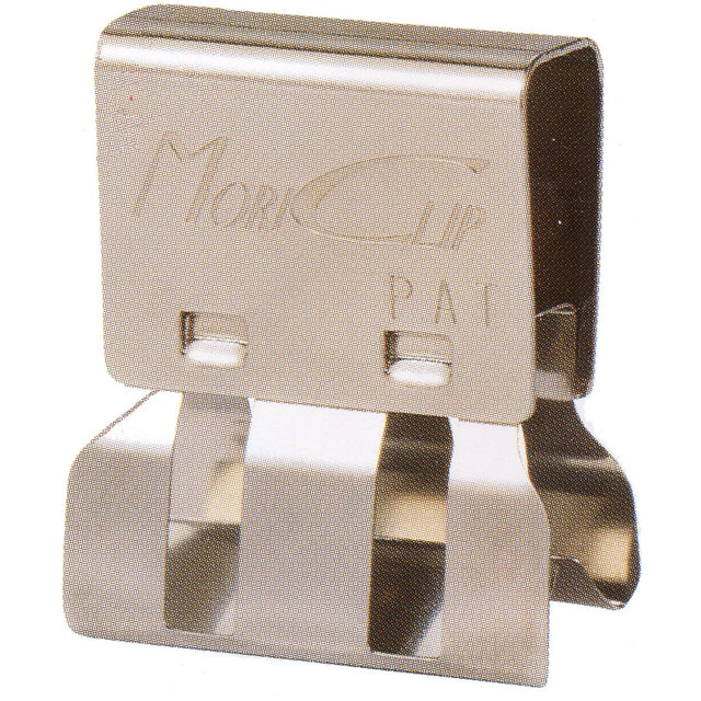 Compact silver clip for organizing up to 30 sheets, perfect for stylish document management.