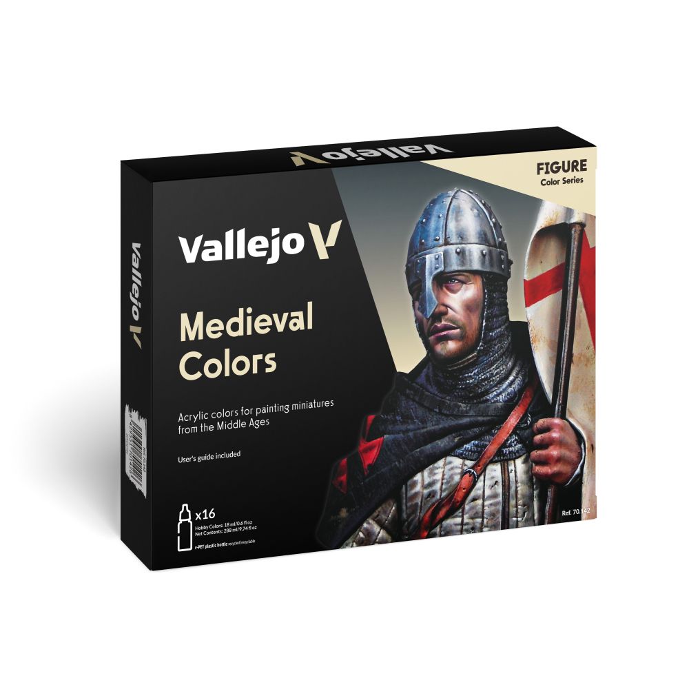 Vallejo - Model Colour - Medieval Colors Figure 16 Colour Set