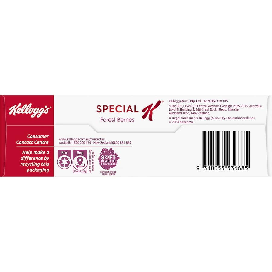 Kellogg's Special K Cereal Forest Berries 380g
