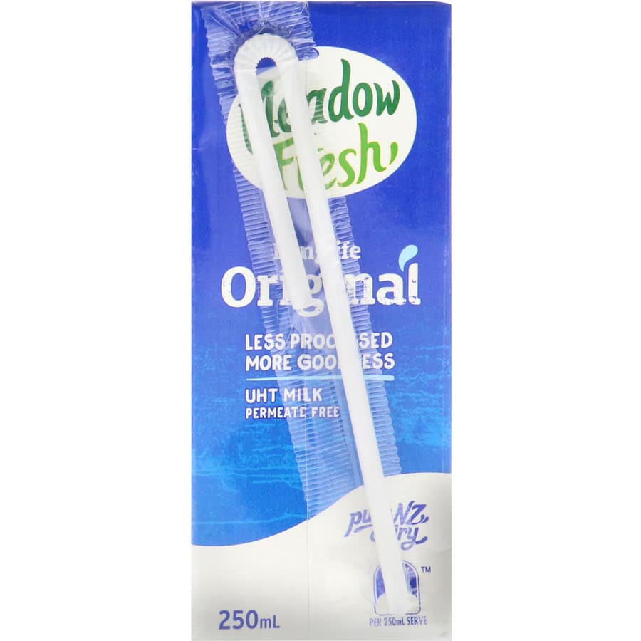 Meadow Fresh Milk Original Uht Carton 250mL