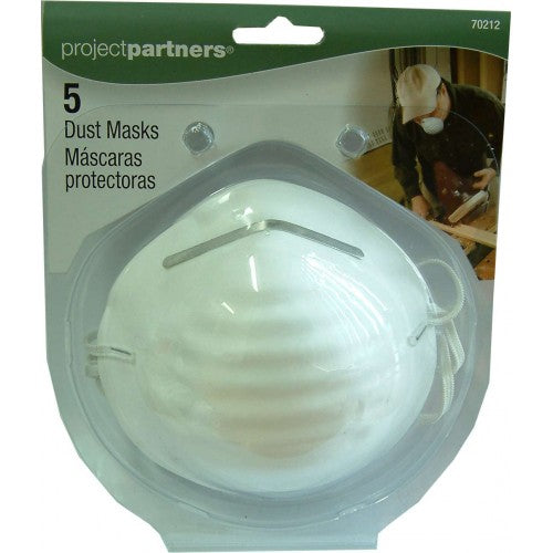 Dust Masks 5-Pce Project Partners  #70212