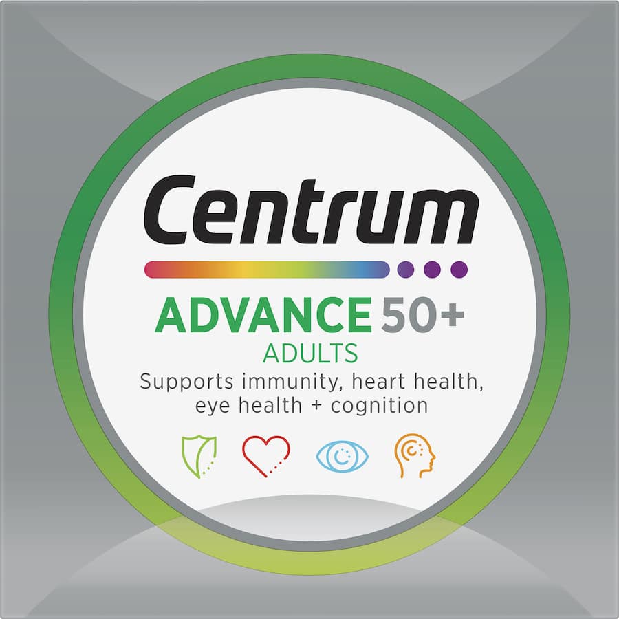 Centrum Advance 50+ Daily Multivitamin Supplement Tablets 100pack