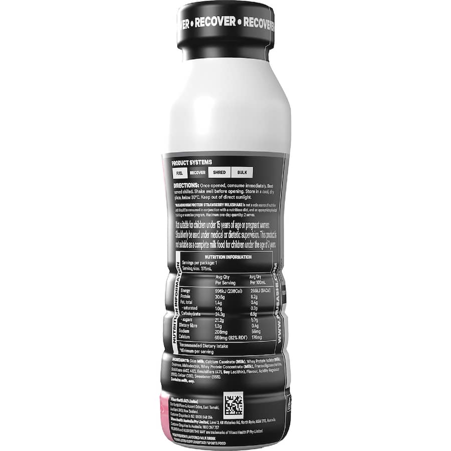 Musashi High Protein Shake Strawberry 375mL