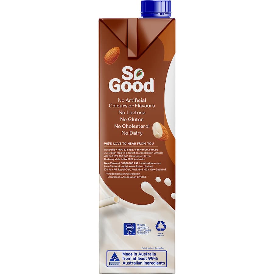 Sanitarium So Good Almond Milk Original Carton 1L