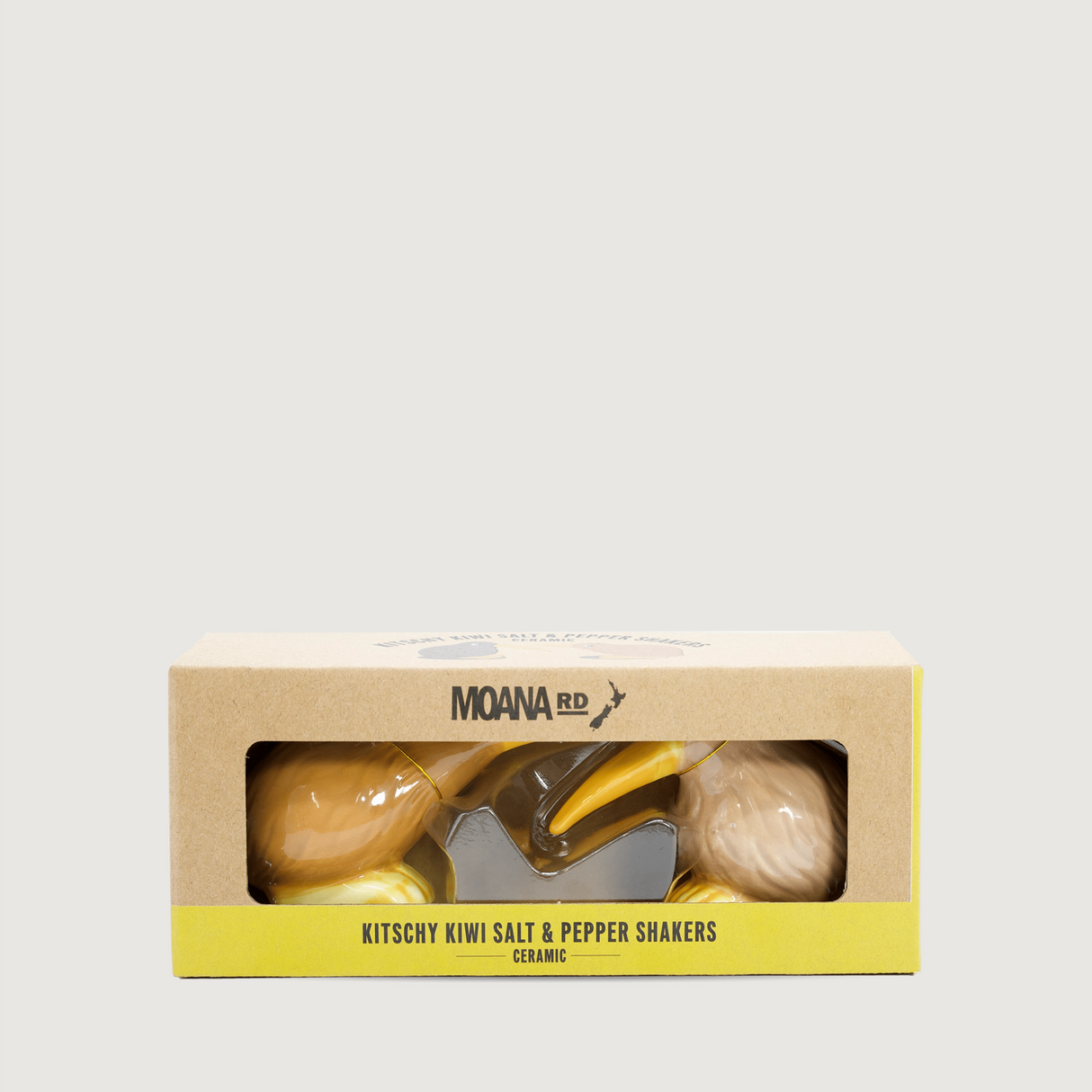 Moana Road - Kiwi Salt & Pepper Shakers - Kiwi - 2 units