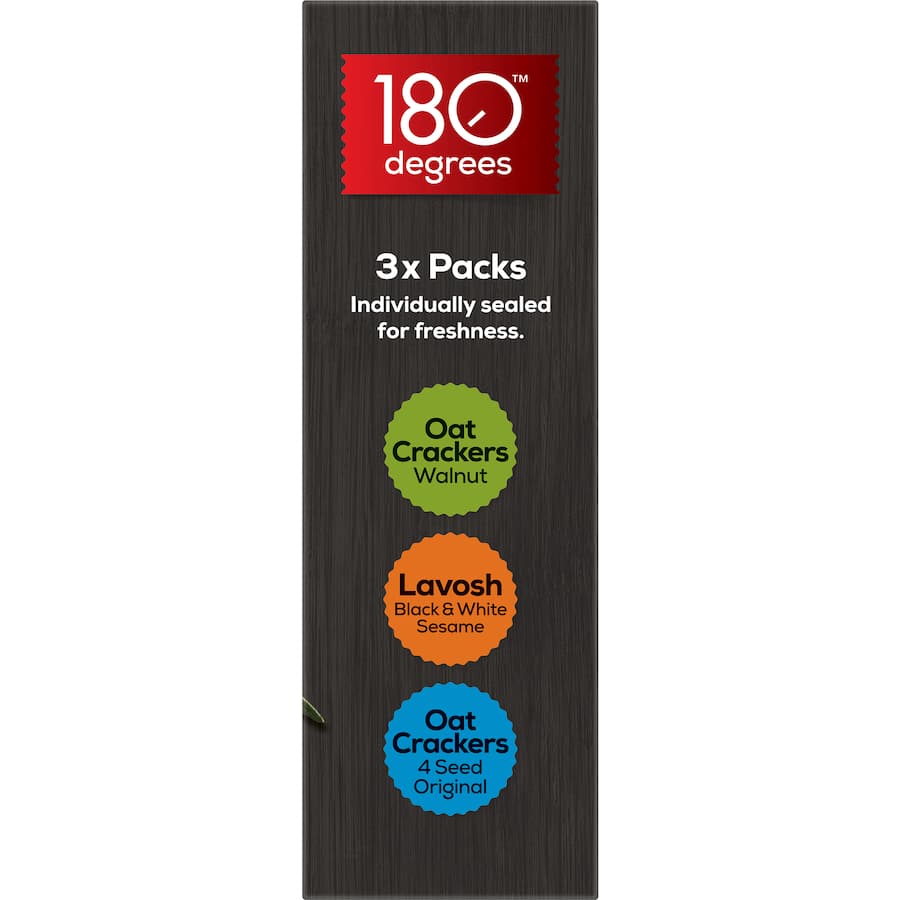 180 Degrees Crackers Premium Variety Pack 285g