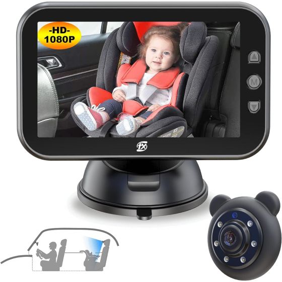 Car Seat Baby Monitor - Black - FXT Tech