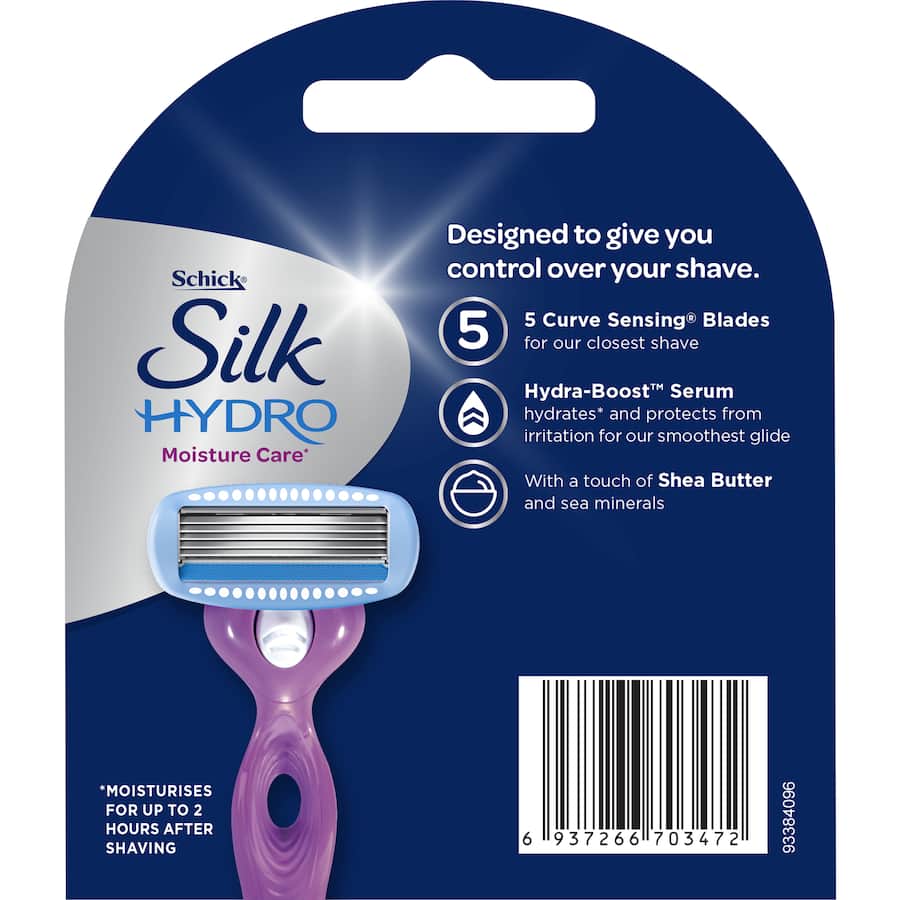 Schick Hydro Silk Razor Blades 4pack
