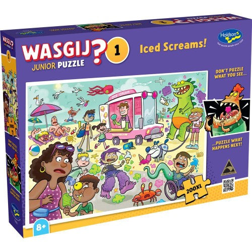 Jigsaw Puzzle - Wasgij Junior XL Iced Screams! (200pcs)