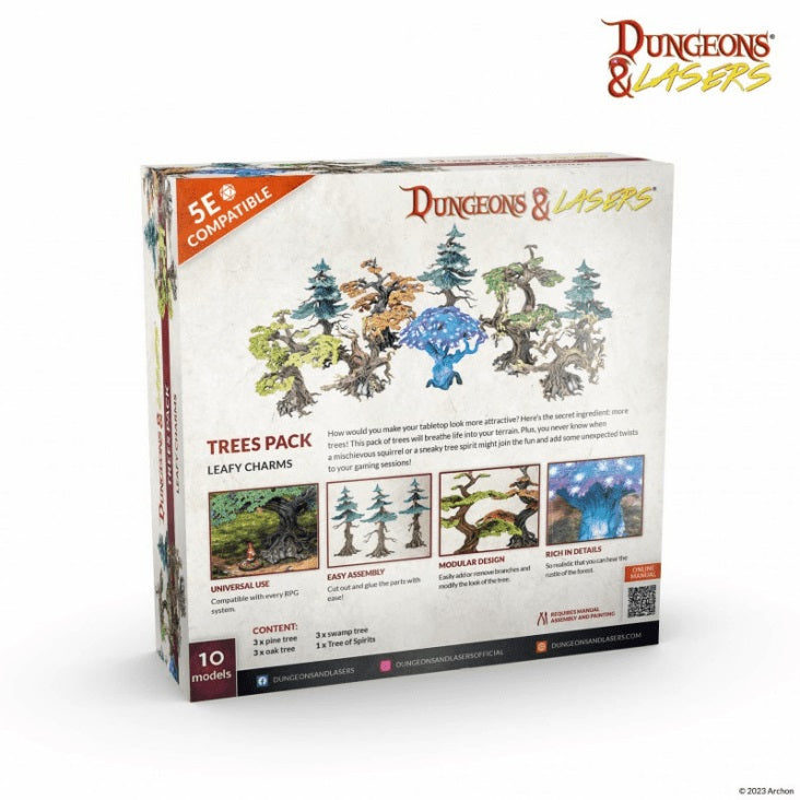 Dungeons & Lasers: Expansion Bits - Trees Pack