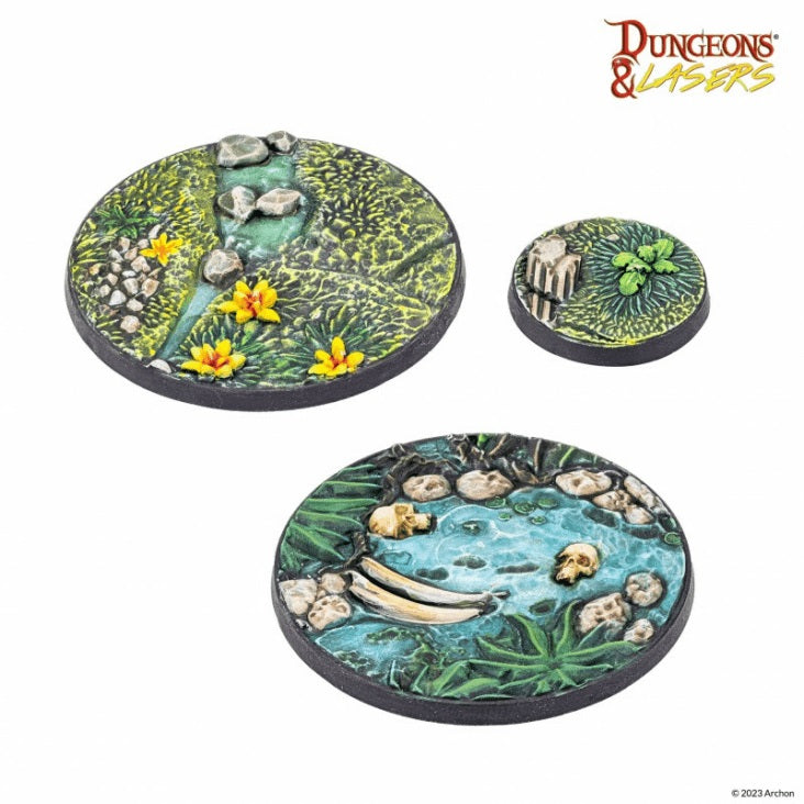 Dungeons & Lasers: Miniatures - Detailed Bases Pack