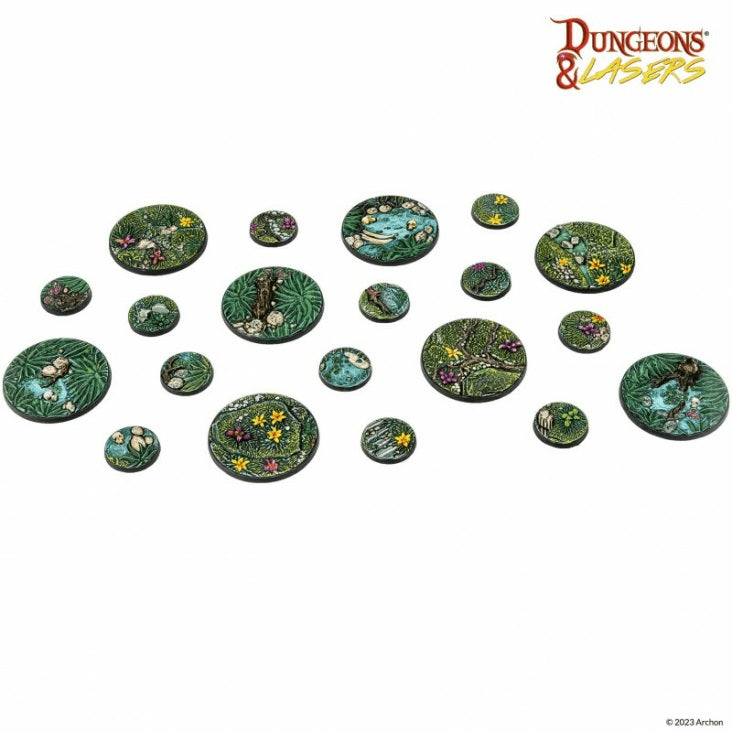 Dungeons & Lasers: Miniatures - Detailed Bases Pack