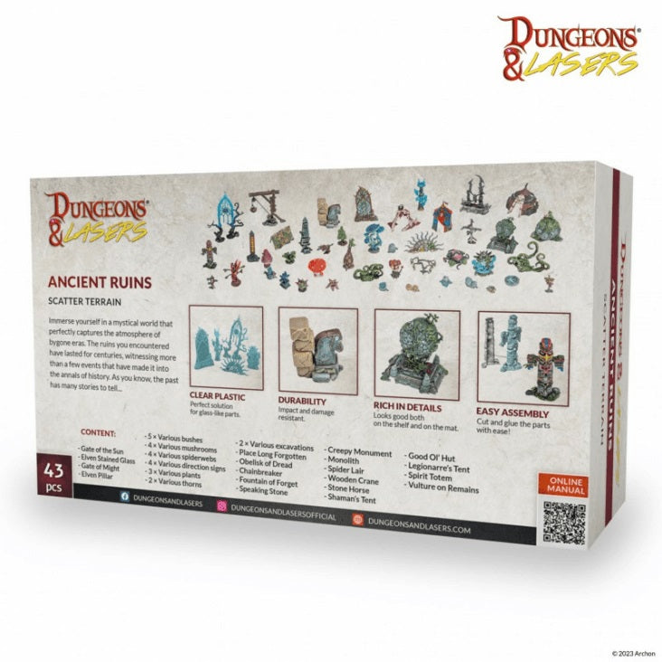 Dungeons & Lasers: Expansion Bits - Ancient Ruins Scatter Terrain