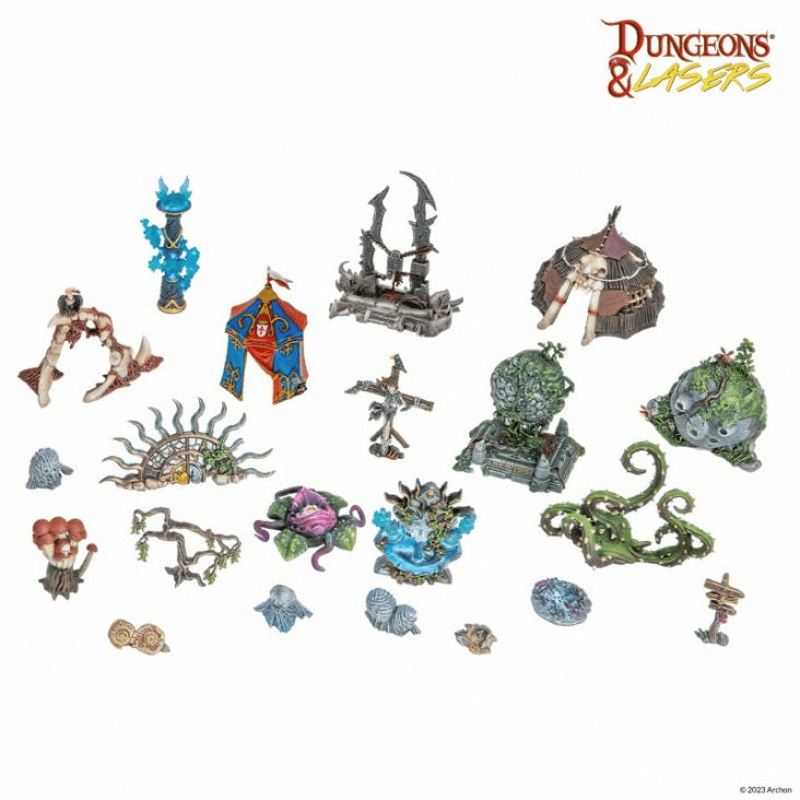 Dungeons & Lasers: Expansion Bits - Ancient Ruins Scatter Terrain