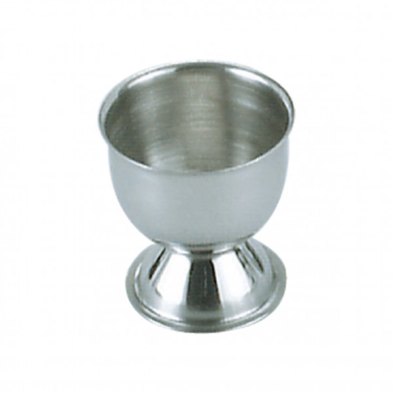 Set of 28 stainless steel egg cups designed for stability, easy access, and premium dining experience.