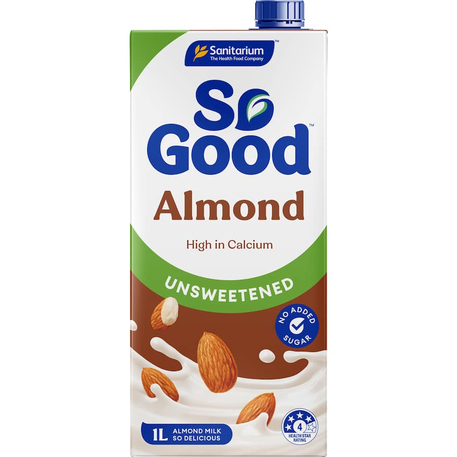 Sanitarium So Good Almond Milk Unsweetened Carton 1L