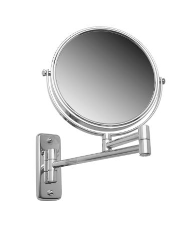Reversible 4x Magnifying Mirror - Chrome Plated