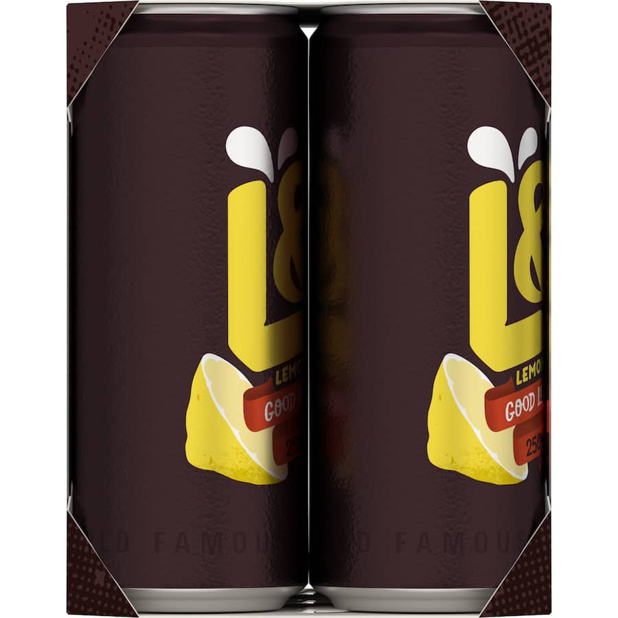 L & P Soft Drink  250ml cans 6pack