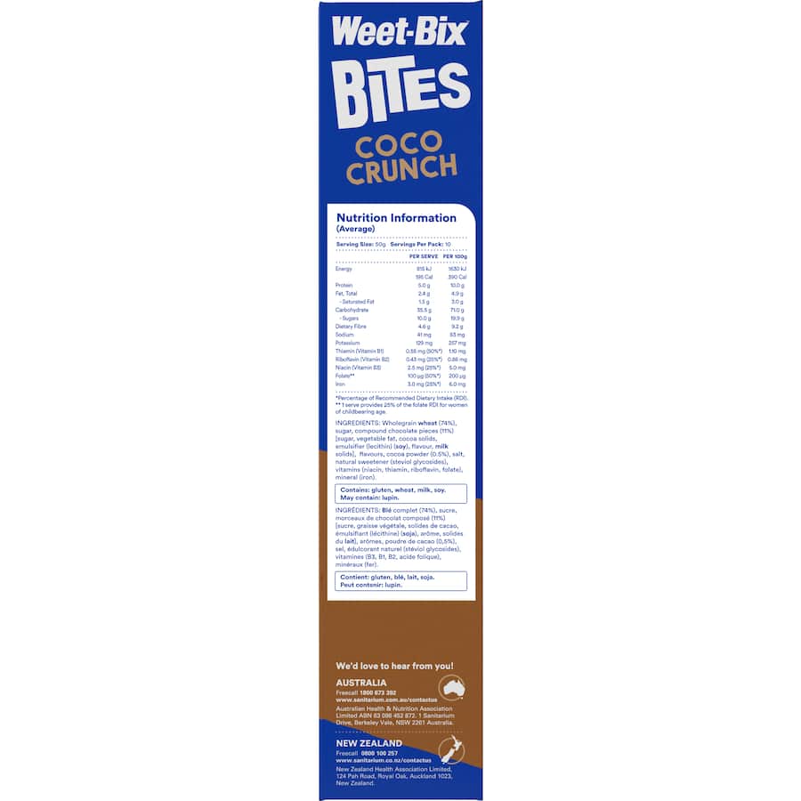 Sanitarium Weet-bix Bites Cereal Coco Crunch 500g
