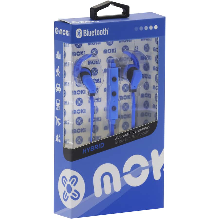 Moki Earphones Hybrid Bluetooth