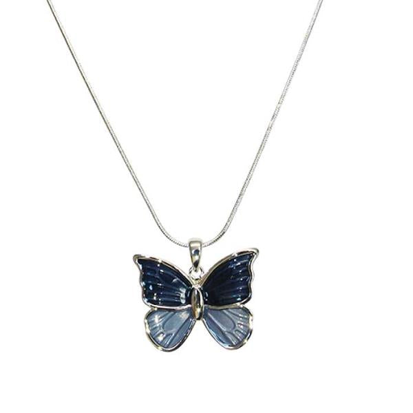 Necklace - Jax Butterfly Blue