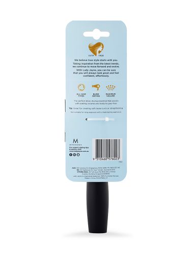 Lady Jayne - Medium Radial Multi-Tuft Bristles Brush
