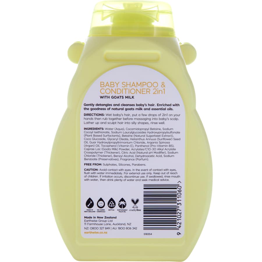 Nourish Baby Shampoo Goats Milk 275mL